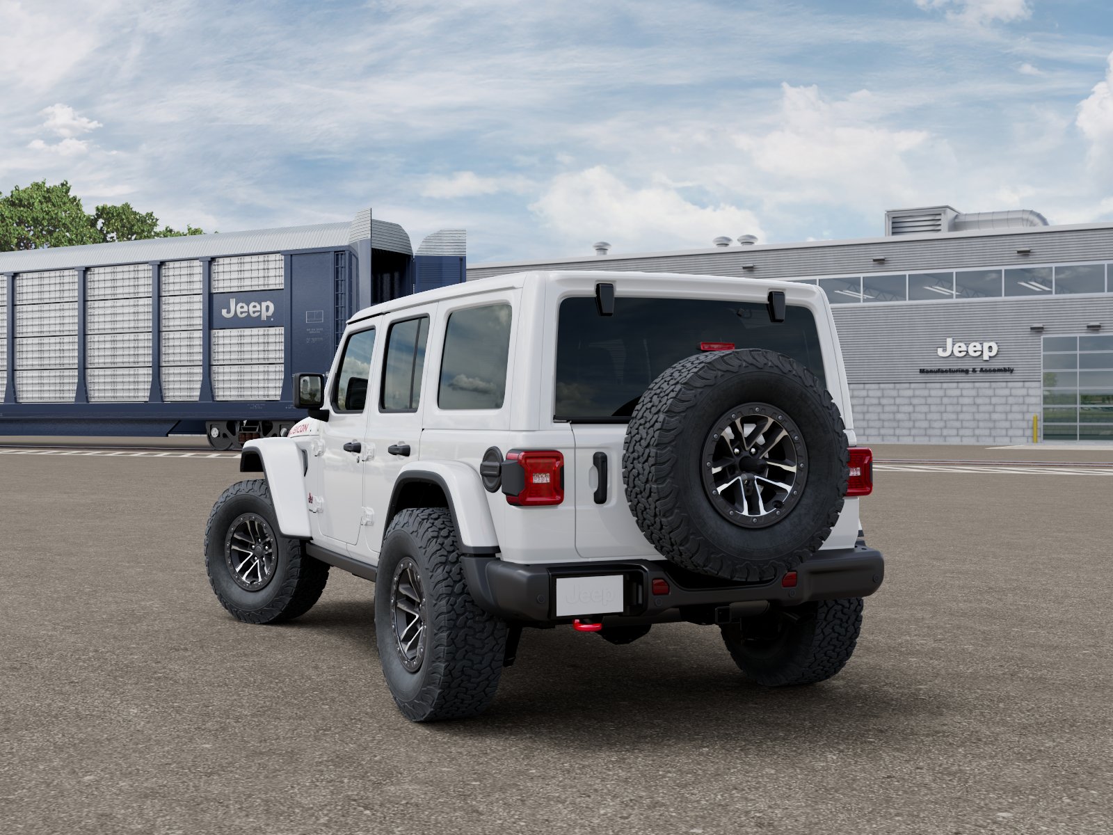New 2027 Bright White Clearcoat Jeep Rubicon image 4