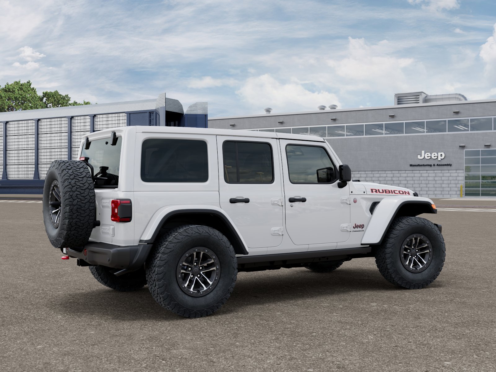 New 2027 Bright White Clearcoat Jeep Rubicon image 5