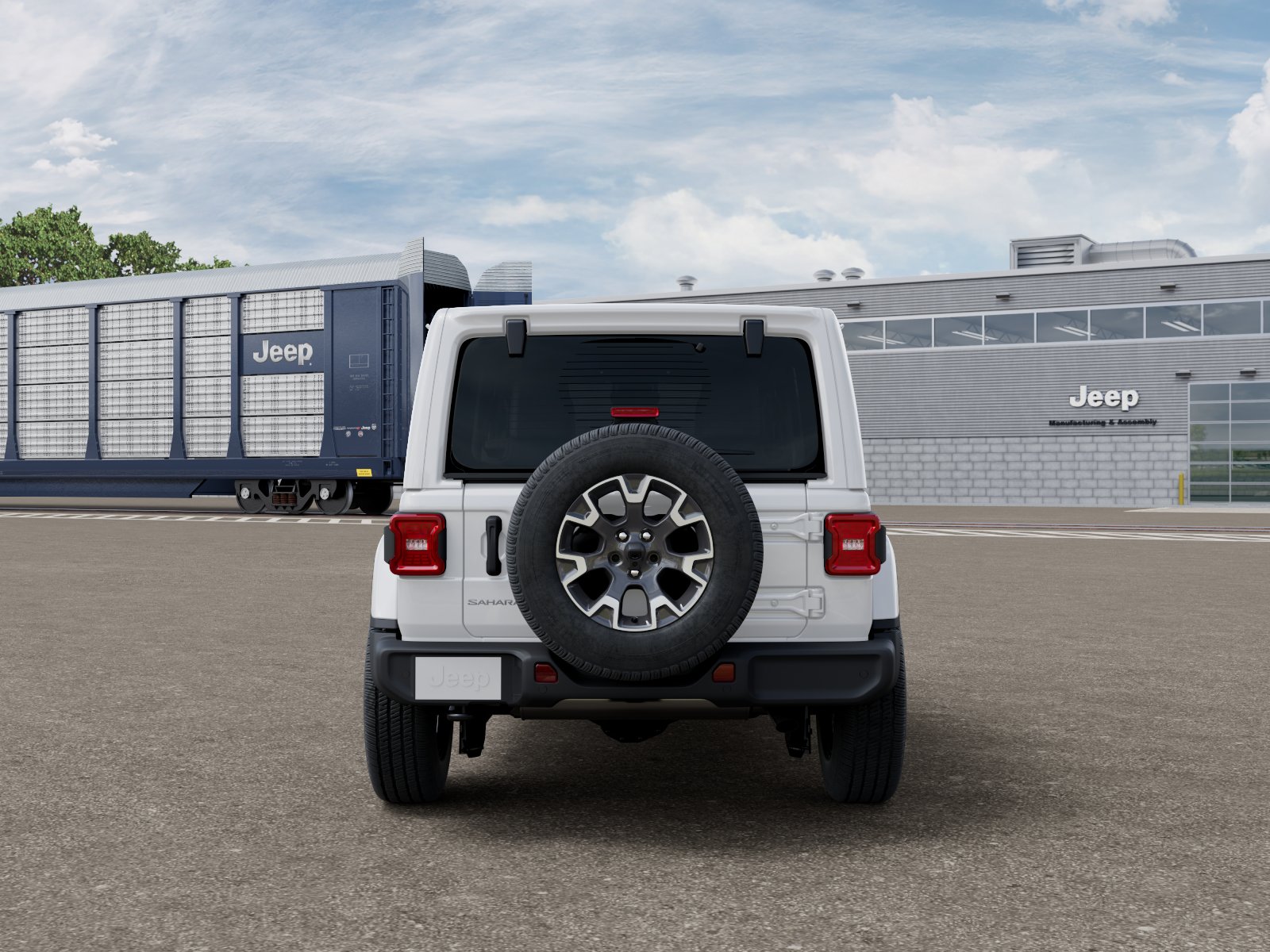 New 2027 Bright White Clear-Coat Paint Jeep Sahara image 7