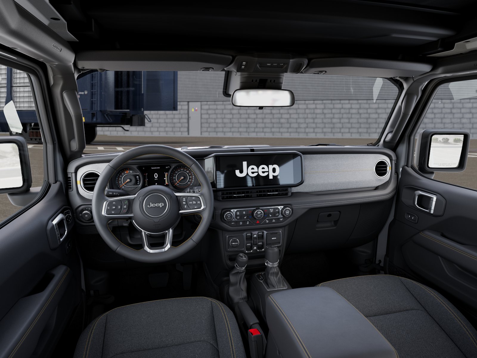 New 2027 Bright White Clear-Coat Paint Jeep Sahara image 14
