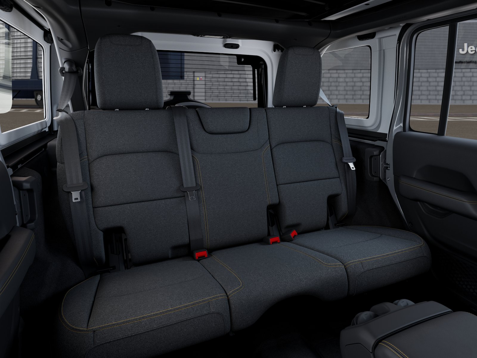 New 2027 Bright White Clear-Coat Paint Jeep Sahara image 15