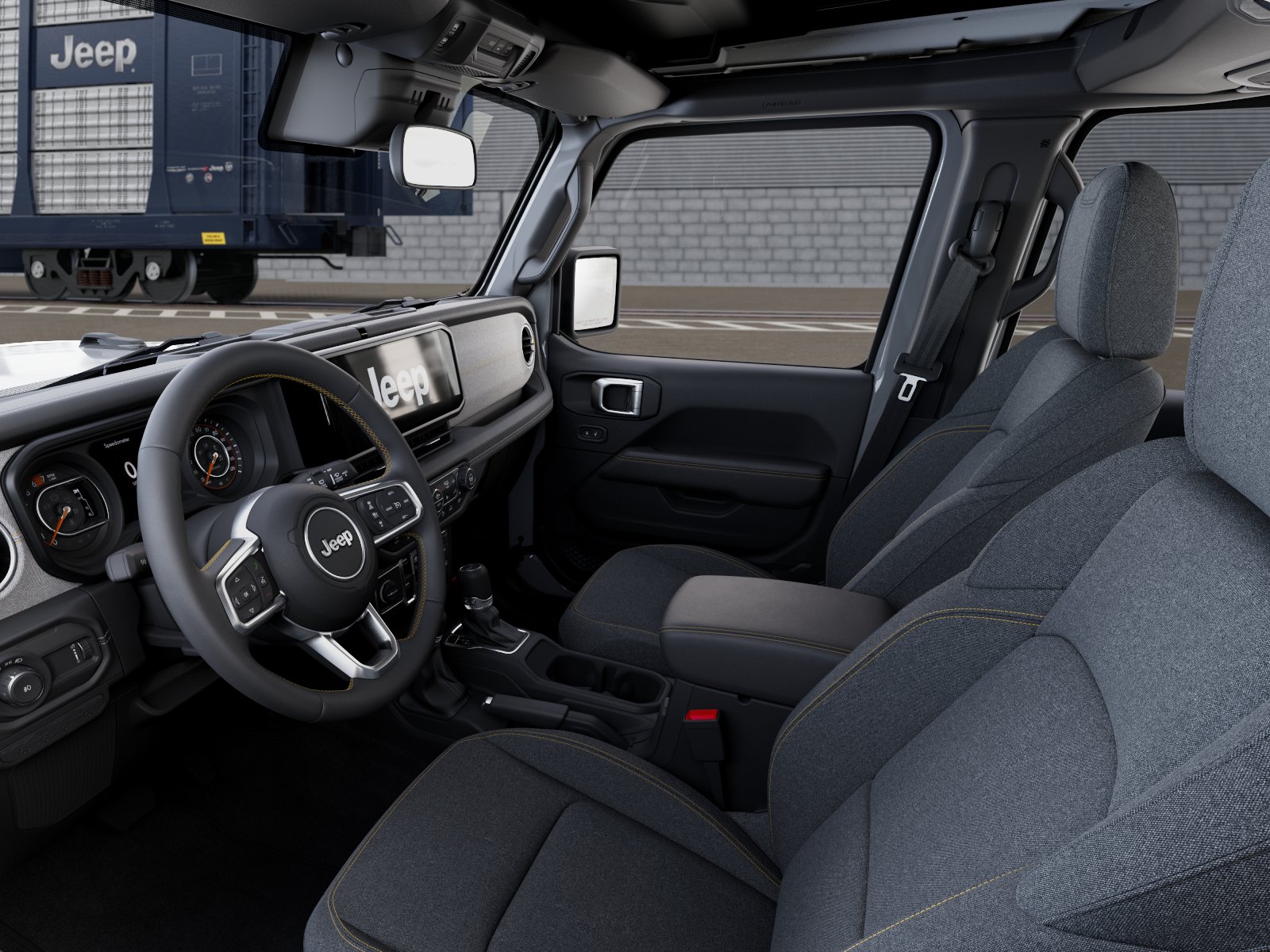 New 2027 Bright White Clear-Coat Paint Jeep Sahara image 22